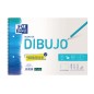 LOT de 5 Bloc à spirales à dessin Oxford School A4+ - Couverture souple/Couverture arrière rigide - 20 Feuilles 130gr Lisse - 2