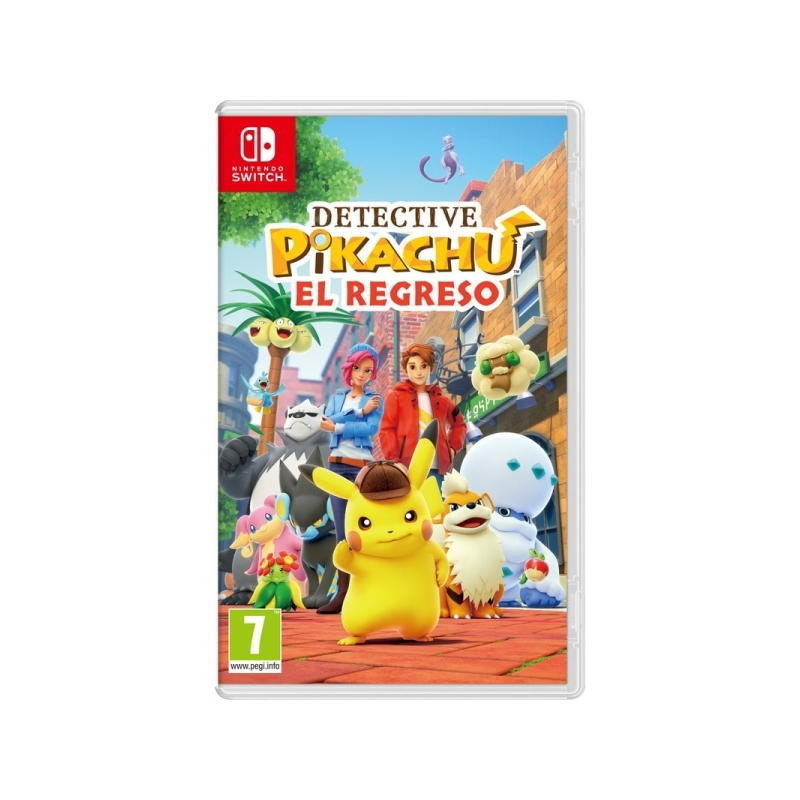 Jeu vidéo Nintendo Détective Pikachu : Le Retour sur console Nintendo Switch - Genre : Aventure narrative/Mystère - PEGI 7
