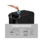 Destructeur de documents automatique Fellowes AutoMax 450C, taille de coupe P-4 - Alimentation automatique 450 feuilles, aliment