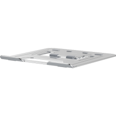 Rehausseur pour ordinateur portable Fellowes Alumia jusqu'à 15 pouces - 6 réglages de hauteur - Construction en aluminium - Base