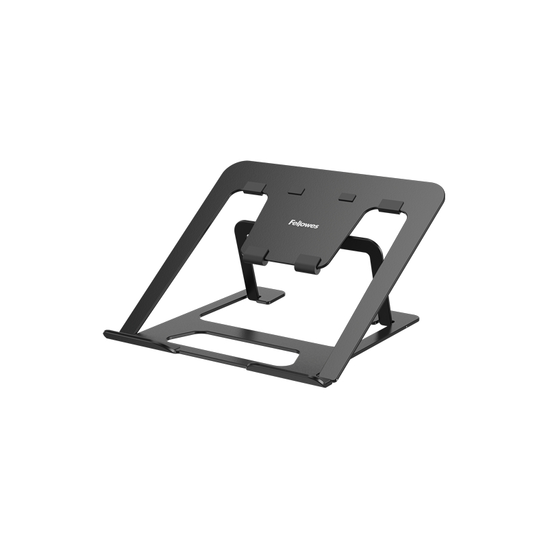 Rehausseur Fellowes Alumia pour ordinateurs portables jusqu'à 15 pouces - 6 réglages de hauteur - Construction en aluminium - Ba
