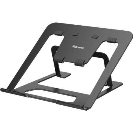 Rehausseur Fellowes Alumia pour ordinateurs portables jusqu'à 15 pouces - 6 réglages de hauteur - Construction en aluminium - Ba
