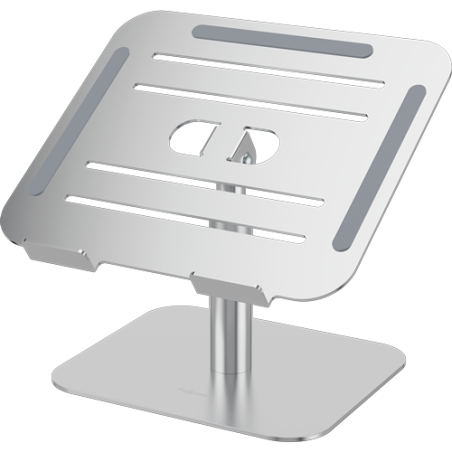 Support pour ordinateur portable Fellowes Alumia (jusqu'à 15 pouces) - Hauteur réglable de 15 à 30 cm - Inclinaison réglable - A