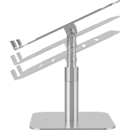 Support pour ordinateur portable Fellowes Alumia (jusqu'à 15 pouces) - Hauteur réglable de 15 à 30 cm - Inclinaison réglable - A