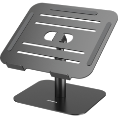 Support pour ordinateur portable Fellowes Alumia pour ordinateurs portables jusqu'à 15 pouces - Hauteur réglable de 15 à 30 cm -