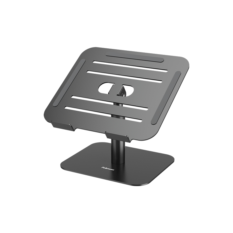 Support pour ordinateur portable Fellowes Alumia pour ordinateurs portables jusqu'à 15 pouces - Hauteur réglable de 15 à 30 cm -