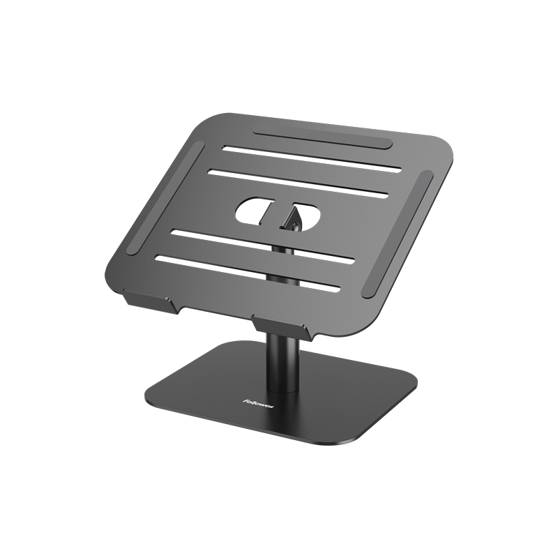 Support pour ordinateur portable Fellowes Alumia pour ordinateurs portables jusqu'à 15 pouces - Hauteur réglable de 15 à 30 cm -