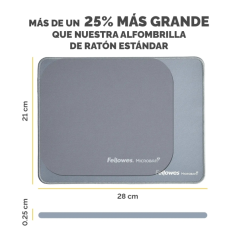Fellowes Breyta Alfombrilla XL - Antideslizante - Proteccion Antimicrobiana - Bordes Reforzados - Fabricado con Material Recicla