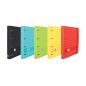 LOT de 10 Oxford Live & Go Classeur européen A4+ Polyfoam - Dos 45 mm - Anneaux 4Dx35 mm - 1 ligne de remplacement - Couleurs LOT de 10 Oxford Live & Go Classeur européen A4+ Polyfoam - Dos 45 mm - Anneaux 4Dx35 mm - 1 ligne de remplacement - Couleurs