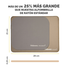 Fellowes Breyta Alfombrilla XL - Antideslizante - Proteccion Antimicrobiana - Bordes Reforzados - Fabricado con Material Recicla