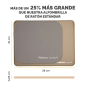 Fellowes Breyta Alfombrilla XL - Antideslizante - Proteccion Antimicrobiana - Bordes Reforzados - Fabricado con Material Recicla