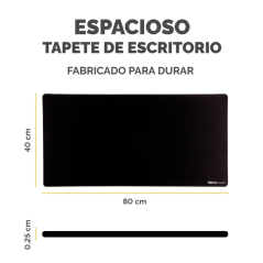 Fellowes Breyta Alfombrilla de Escritorio - Antideslizante - Proteccion Antimicrobiana - Antirreflectante - Fabricado con Materi