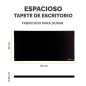 Fellowes Breyta Alfombrilla de Escritorio - Antideslizante - Proteccion Antimicrobiana - Antirreflectante - Fabricado con Materi