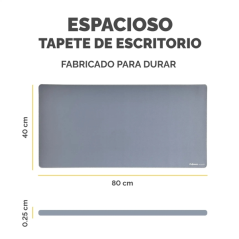 Fellowes Breyta Alfombrilla de Escritorio - Antideslizante - Proteccion Antimicrobiana - Antirreflectante - Fabricado con Materi
