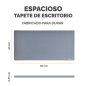 Fellowes Breyta Alfombrilla de Escritorio - Antideslizante - Proteccion Antimicrobiana - Antirreflectante - Fabricado con Materi