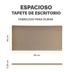 Fellowes Breyta Alfombrilla de Escritorio - Antideslizante - Proteccion Antimicrobiana - Antirreflectante - Fabricado con Materi