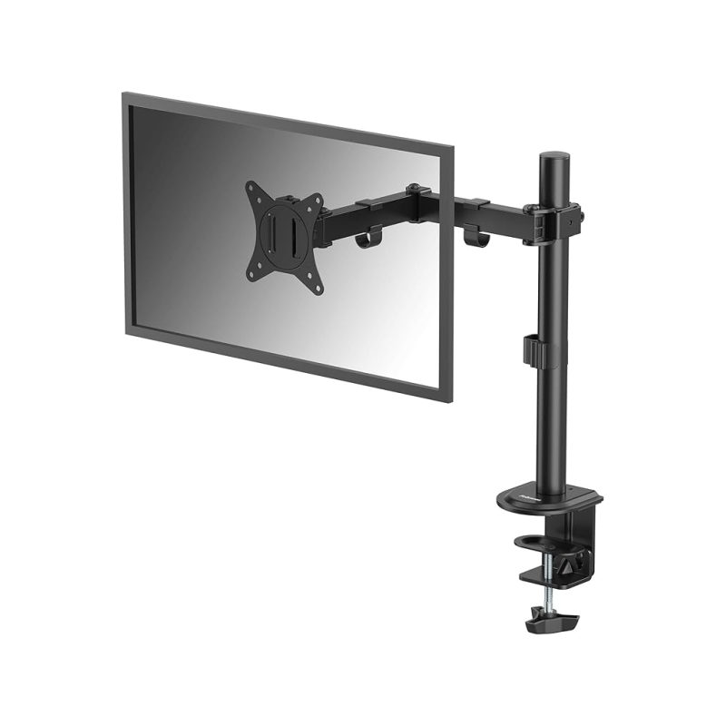 Fellowes Everyday Soporte de Mesa con Brazo Articulado para Monitores hasta 32" y 9kg - Fijacion con Abrazadera o Tornillos - Ge