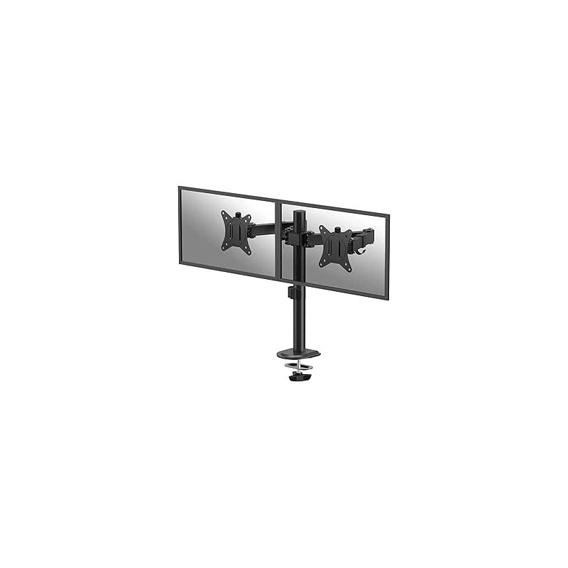 Fellowes Everyday Soporte de Mesa con Brazos Articulados para 2 Monitores hasta 32" y 9kg - Fijacion con Abrazadera o Tornillos