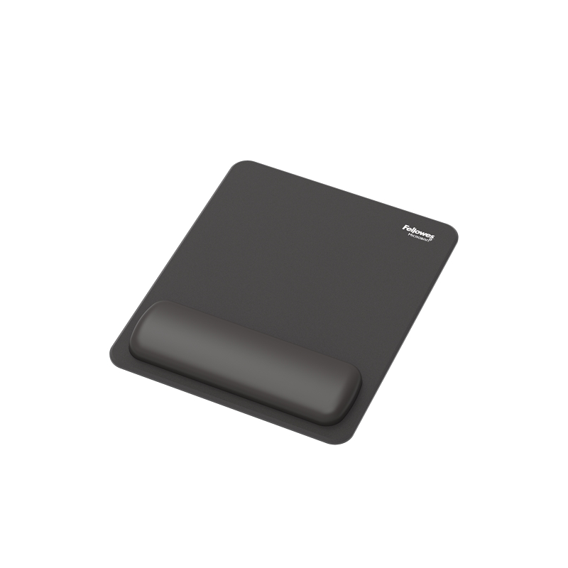 Fellowes Breyta Alfombrilla con Reposamuñecas - Revestimiento Antipolvo - Proteccion Antimicrobiana - Tacto Suave - Fabricado co