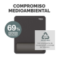 Fellowes Breyta Alfombrilla con Reposamuñecas - Revestimiento Antipolvo - Proteccion Antimicrobiana - Tacto Suave - Fabricado co