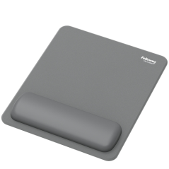 Fellowes Breyta Alfombrilla con Reposamuñecas - Revestimiento Antipolvo - Proteccion Antimicrobiana - Tacto Suave - Fabricado co