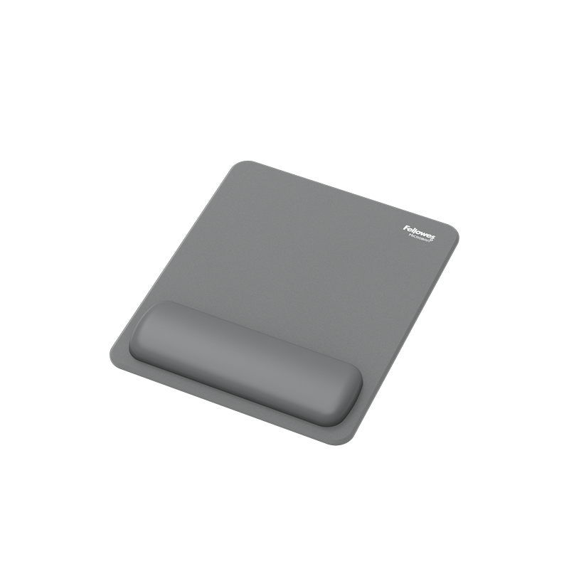 Fellowes Breyta Alfombrilla con Reposamuñecas - Revestimiento Antipolvo - Proteccion Antimicrobiana - Tacto Suave - Fabricado co