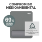 Fellowes Breyta Alfombrilla con Reposamuñecas - Revestimiento Antipolvo - Proteccion Antimicrobiana - Tacto Suave - Fabricado co