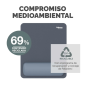 Fellowes Breyta Alfombrilla con Reposamuñecas - Revestimiento Antipolvo - Proteccion Antimicrobiana - Tacto Suave - Fabricado co