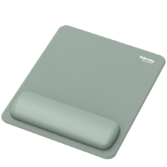Fellowes Breyta Alfombrilla con Reposamuñecas - Revestimiento Antipolvo - Proteccion Antimicrobiana - Tacto Suave - Fabricado co