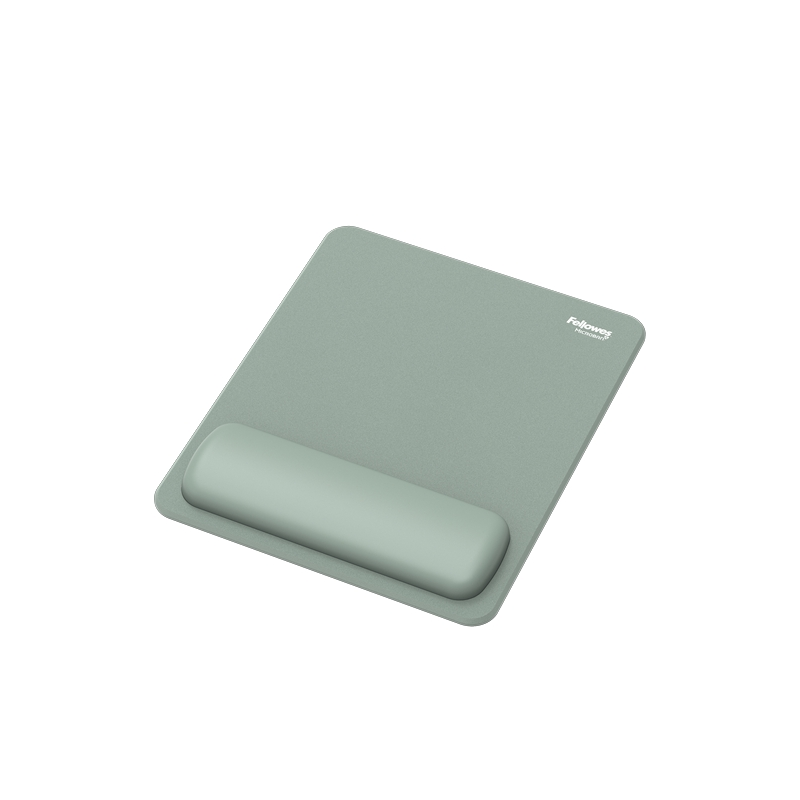 Fellowes Breyta Alfombrilla con Reposamuñecas - Revestimiento Antipolvo - Proteccion Antimicrobiana - Tacto Suave - Fabricado co