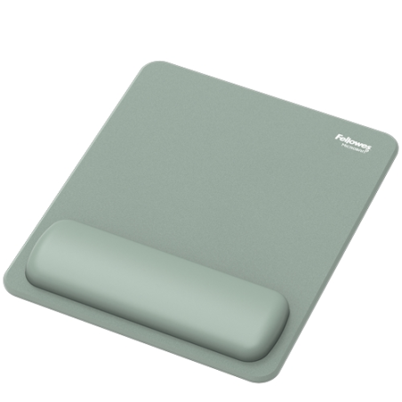 Fellowes Breyta Alfombrilla con Reposamuñecas - Revestimiento Antipolvo - Proteccion Antimicrobiana - Tacto Suave - Fabricado co