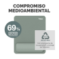 Fellowes Breyta Alfombrilla con Reposamuñecas - Revestimiento Antipolvo - Proteccion Antimicrobiana - Tacto Suave - Fabricado co