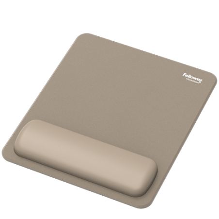 Fellowes Breyta Alfombrilla con Reposamuñecas - Revestimiento Antipolvo - Proteccion Antimicrobiana - Tacto Suave - Fabricado co