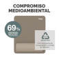 Fellowes Breyta Alfombrilla con Reposamuñecas - Revestimiento Antipolvo - Proteccion Antimicrobiana - Tacto Suave - Fabricado co