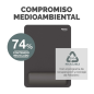 Fellowes Breyta Alfombrilla con Reposamuñecas XL - Revestimiento Antipolvo - Proteccion Antimicrobiana - Tacto Suave - Fabricado