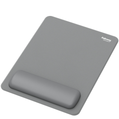 Fellowes Breyta Alfombrilla con Reposamuñecas XL - Revestimiento Antipolvo - Proteccion Antimicrobiana - Tacto Suave - Fabricado