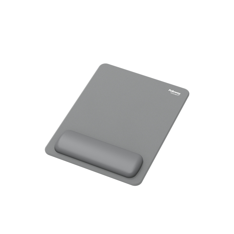 Fellowes Breyta Alfombrilla con Reposamuñecas XL - Revestimiento Antipolvo - Proteccion Antimicrobiana - Tacto Suave - Fabricado