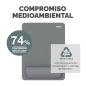 Fellowes Breyta Alfombrilla con Reposamuñecas XL - Revestimiento Antipolvo - Proteccion Antimicrobiana - Tacto Suave - Fabricado