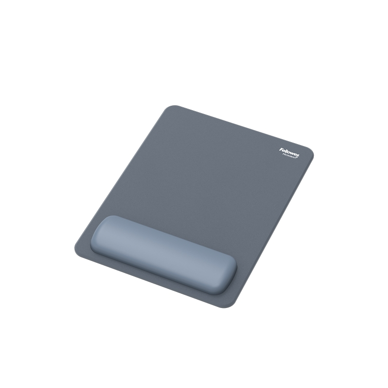 Fellowes Breyta Alfombrilla con Reposamuñecas XL - Revestimiento Antipolvo - Proteccion Antimicrobiana - Tacto Suave - Fabricado