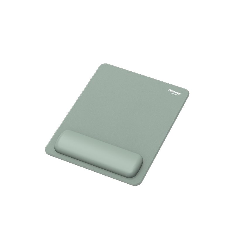 Fellowes Breyta Alfombrilla con Reposamuñecas XL - Revestimiento Antipolvo - Proteccion Antimicrobiana - Tacto Suave - Fabricado