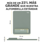Fellowes Breyta Alfombrilla con Reposamuñecas XL - Revestimiento Antipolvo - Proteccion Antimicrobiana - Tacto Suave - Fabricado
