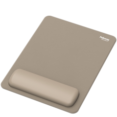 Fellowes Breyta Alfombrilla con Reposamuñecas XL - Revestimiento Antipolvo - Proteccion Antimicrobiana - Tacto Suave - Fabricado