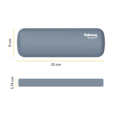 Fellowes Breyta Reposamuñecas para Raton - Proteccion Antibacteriana Microban - Revestimiento Antipolvo - Tacto Suave - Soporte