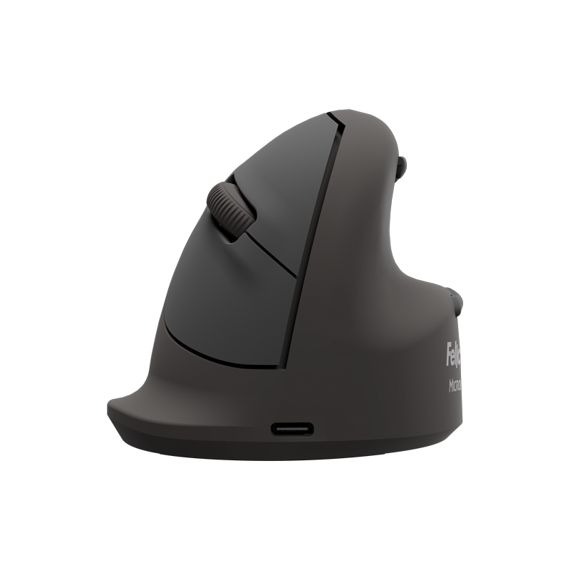 Souris sans fil verticale ergonomique Fellowes Breyta Plus 2400 dpi - Grande taille - Bluetooth®, dongle USB et connexion filair