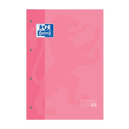 ✅ LOT de 5 Oxford School Classic Carnet de Rechange - Format A4 - Couverture Souple - Collé - Grille 5x5 - 80 F en stock