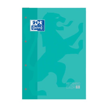 ✅ LOT de 5 Oxford School Classic Carnet de Rechange - Format A4 - Couverture Souple - Collé - Grille 5x5 - 80 F en stock