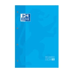 ✅ LOT de 5 Oxford School Classic Carnet de Rechange - Format A4 - Couverture Souple - Collé - Grille 5x5 - 80 F en stock