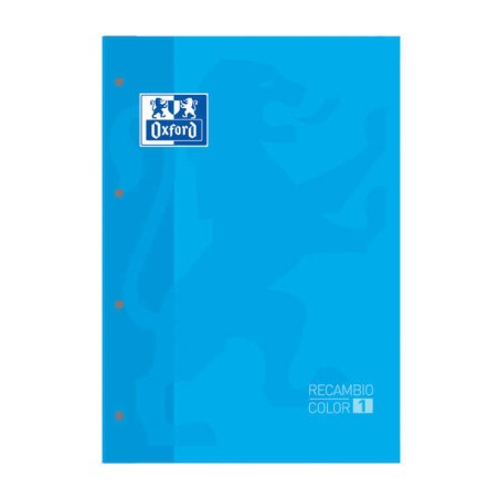 ✅ LOT de 5 Oxford School Classic Carnet de Rechange - Format A4 - Couverture Souple - Collé - Grille 5x5 - 80 F en stock