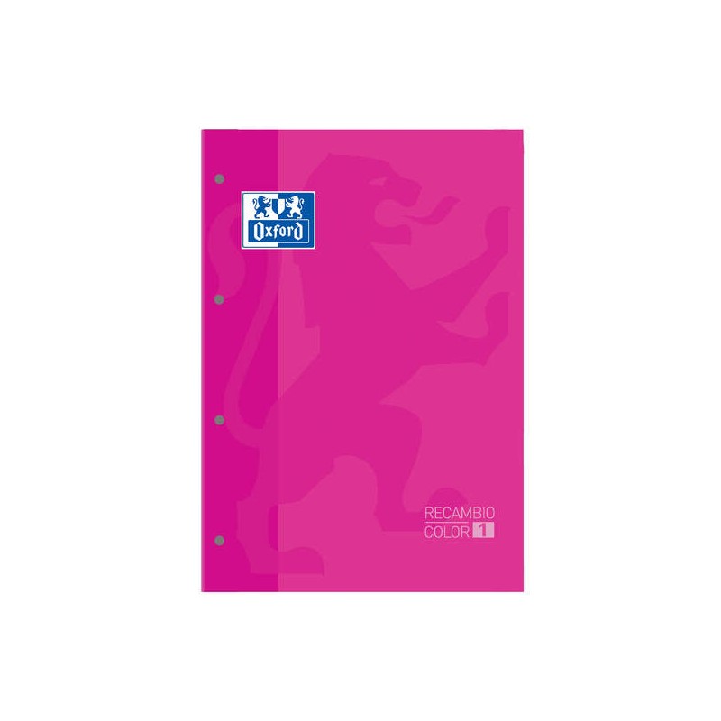 LOT de 5 Cahier de remplacement classique Oxford School - Format A4 - Couverture souple - Collé - Grille 5x5 - 80 feuilles