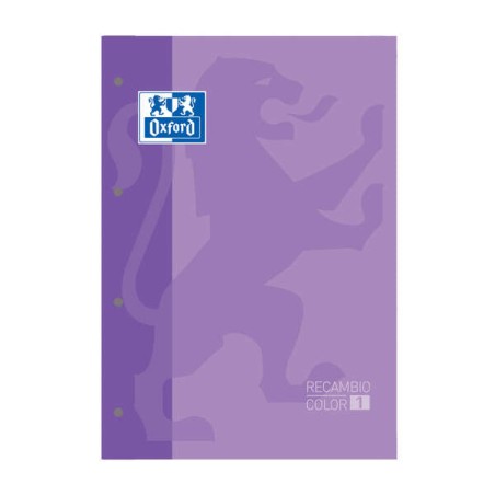 ✅ LOT de 5 Oxford School Classic Carnet de Rechange - Format A4 - Couverture Souple - Collé - Grille 5x5 - 80 F en stock